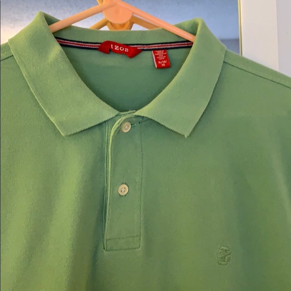 Izod green polo style shirt